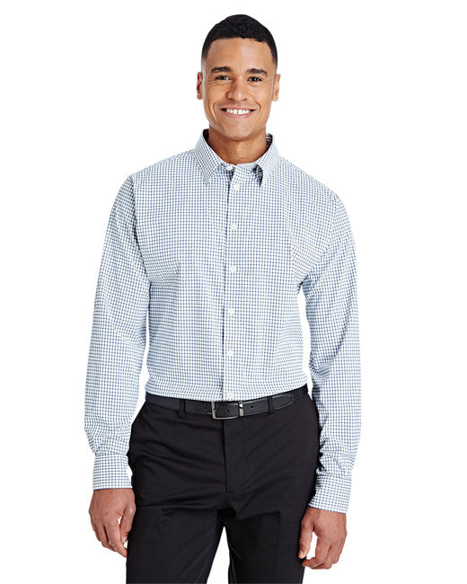 DG540 Devon & Jones CrownLux Performance® Men's Micro Windowpane Woven Shirt