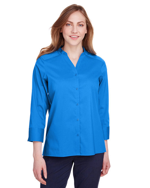 DG560W Devon & Jones Ladies' Crown Collection® Stretch Broadcloth 3/4 Sleeve Blouse