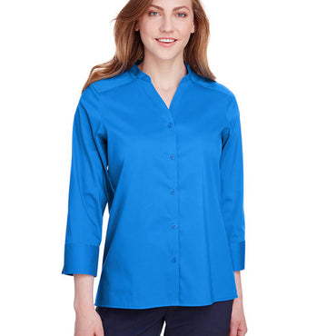 DG560W Devon & Jones Ladies' Crown Collection® Stretch Broadcloth 3/4 Sleeve Blouse