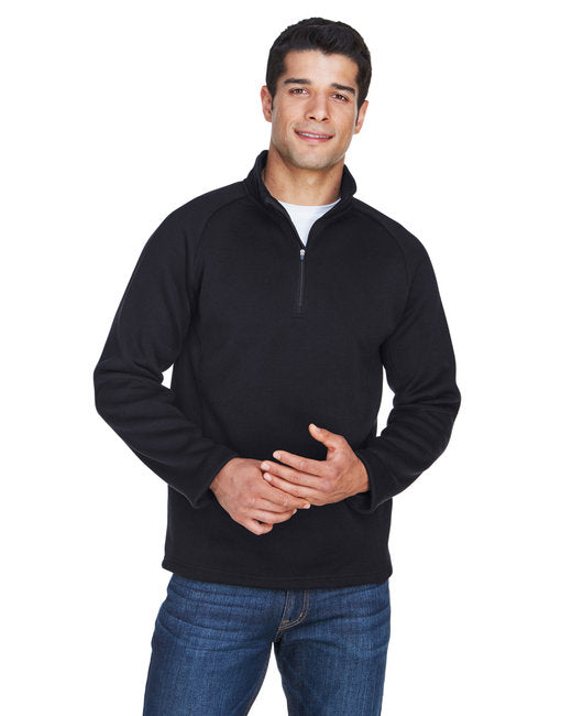 DG792 Devon & Jones Adult Bristol Sweater Fleece Quarter-Zip