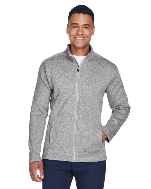 DG793 Devon & Jones Men's Bristol Full-Zip Sweater Fleece Jacket