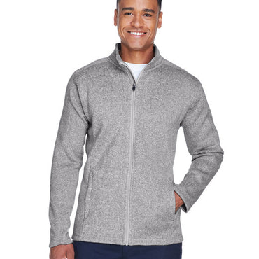 DG793 Devon & Jones Men's Bristol Full-Zip Sweater Fleece Jacket