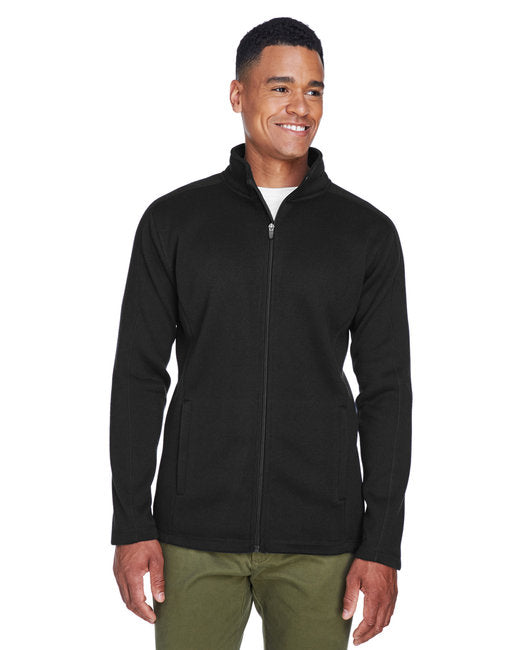 DG793 Devon & Jones Men's Bristol Full-Zip Sweater Fleece Jacket