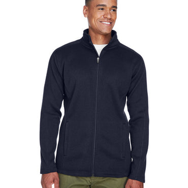 DG793 Devon & Jones Men's Bristol Full-Zip Sweater Fleece Jacket