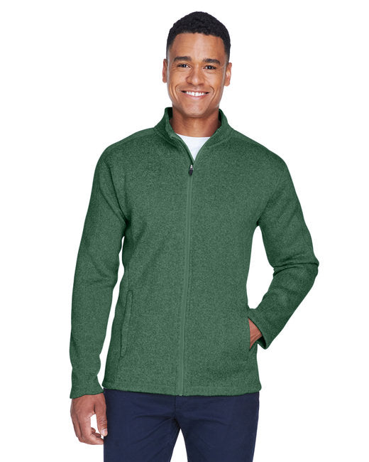 DG793 Devon & Jones Men's Bristol Full-Zip Sweater Fleece Jacket