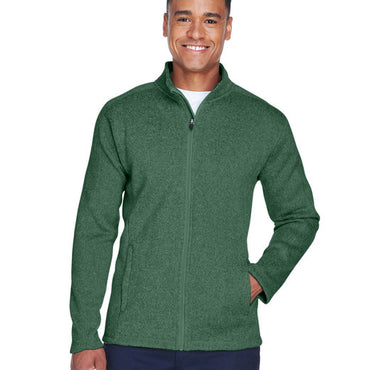 DG793 Devon & Jones Men's Bristol Full-Zip Sweater Fleece Jacket