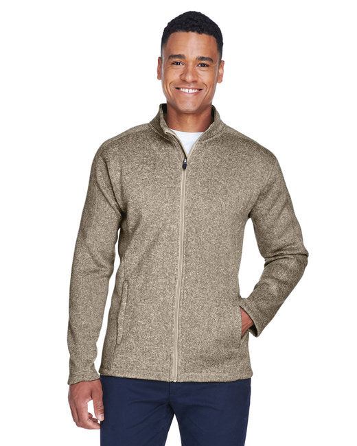 DG793 Devon & Jones Men's Bristol Full-Zip Sweater Fleece Jacket