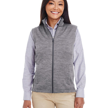 DG797W Devon & Jones Ladies' Newbury Mélange Fleece Vest