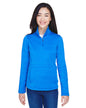 DG798W Devon & Jones Ladies' Newbury Mélange Fleece Quarter-Zip
