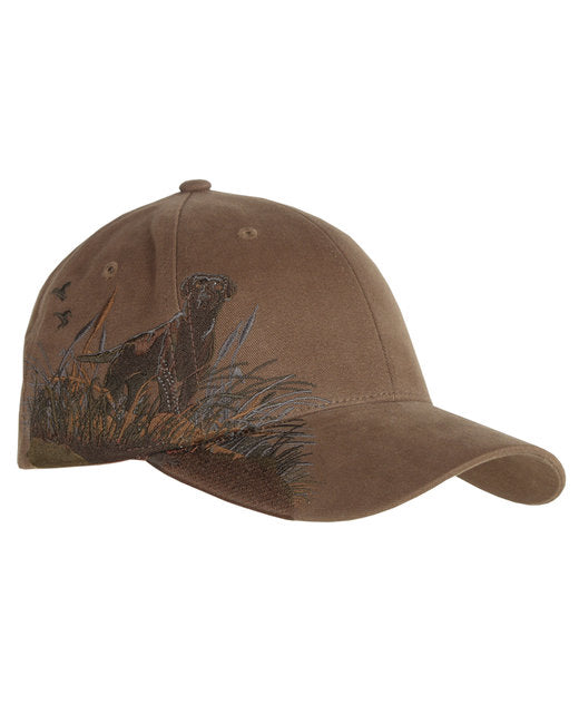 DI3253 Dri Duck Labrador Structured Mid-Profile Hat