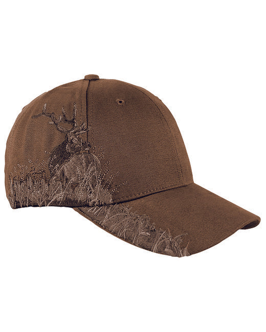 DI3259 Dri Duck Brushed Cotton Twill Elk Cap