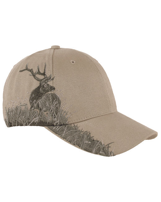 DI3259 Dri Duck Brushed Cotton Twill Elk Cap