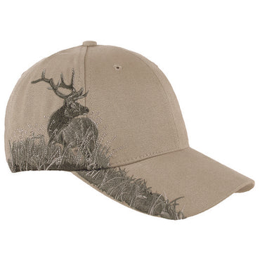 DI3259 Dri Duck Brushed Cotton Twill Elk Cap