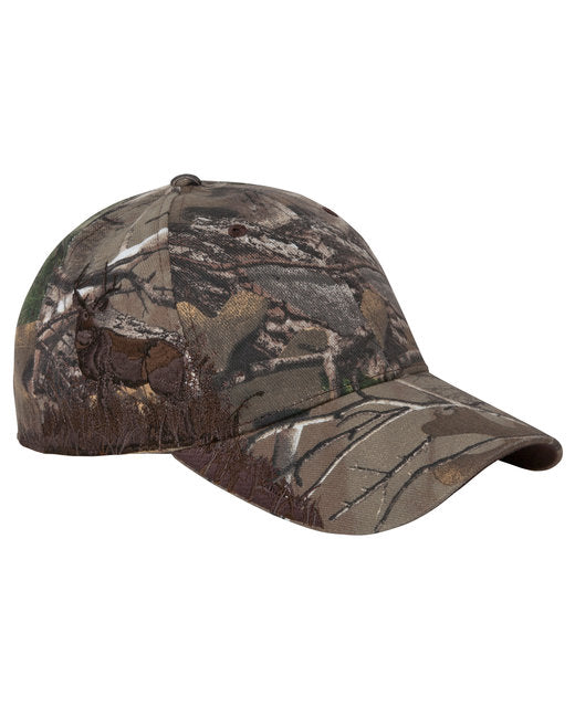 DI3282 Dri Duck Deer Mule Camo Structured Mid-Profile Hat