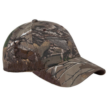 DI3282 Dri Duck Deer Mule Camo Structured Mid-Profile Hat