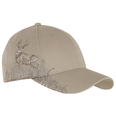 DI3282 Dri Duck Deer Mule Camo Structured Mid-Profile Hat