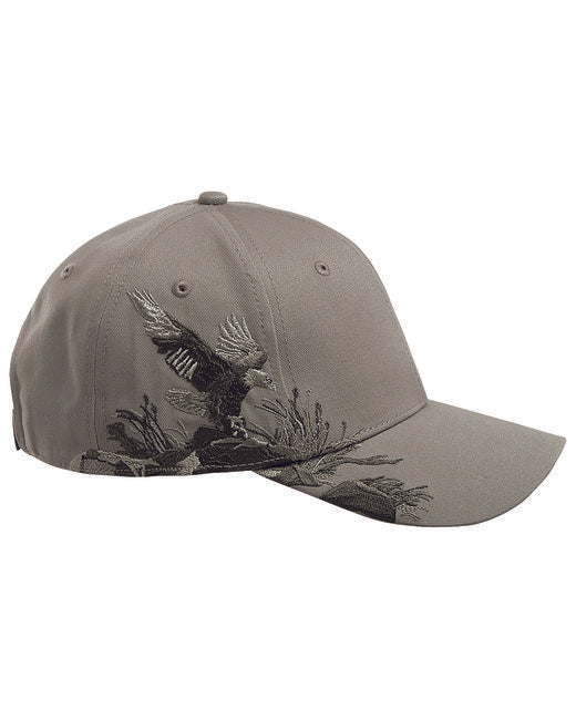 DI3297 Dri Duck Brushed Cotton Twill Eagle Cap