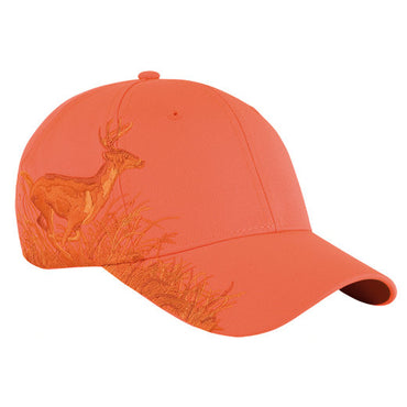 DI3301 Dri Duck Running Buck Structured Mid-Profile Hat