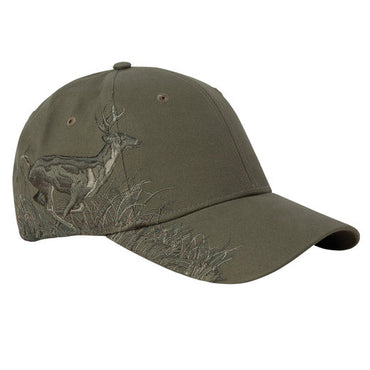 DI3301 Dri Duck Running Buck Structured Mid-Profile Hat