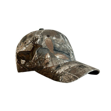 DI3301 Dri Duck Running Buck Structured Mid-Profile Hat