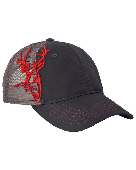 DI3307 Dri Duck Brushed Cotton Twill Buck 3D Cap