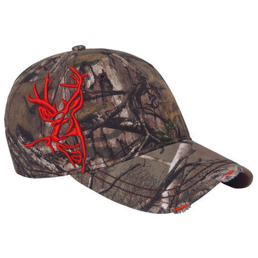 DI3307 Dri Duck Brushed Cotton Twill Buck 3D Cap