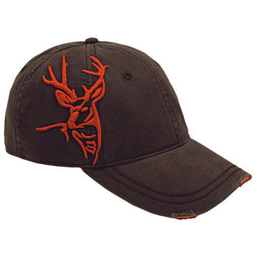 DI3307 Dri Duck Brushed Cotton Twill Buck 3D Cap