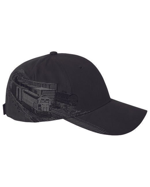 DI3331 Dri Duck Brushed Cotton Twill Rail Yard Cap