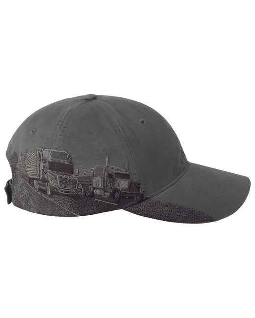 DI3350 Dri Duck Brushed Cotton Twill Trucking Cap