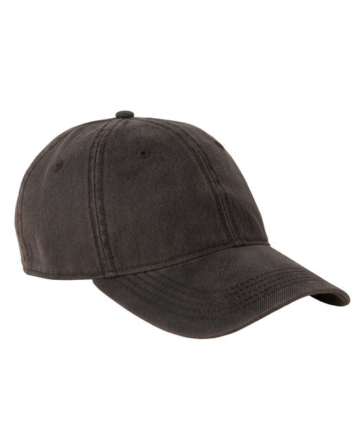 DI3748 Dri Duck Foundry Unstructured Low-Profile Waxy Canvas Hat