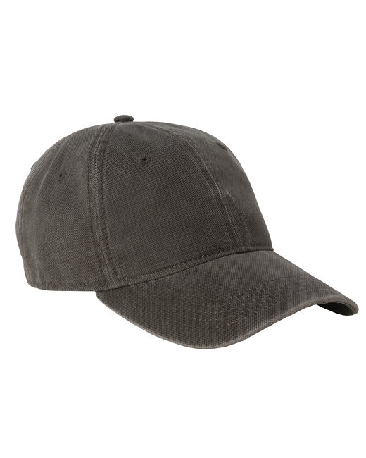 DI3748 Dri Duck Foundry Unstructured Low-Profile Waxy Canvas Hat