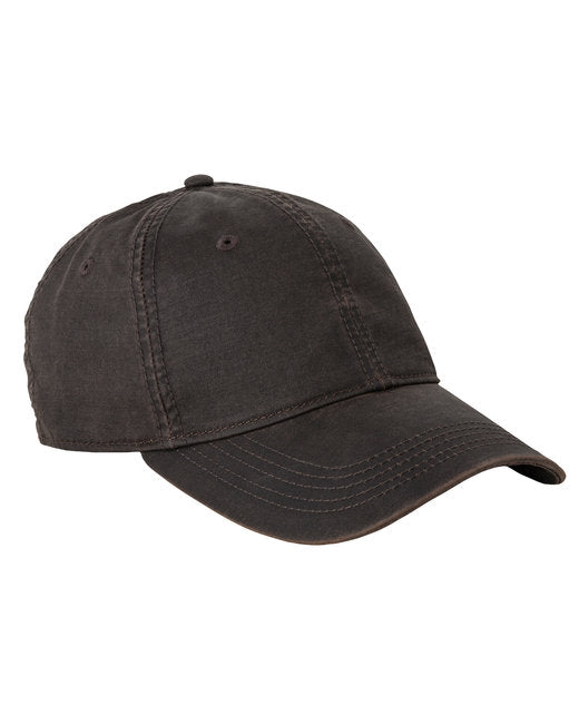 DI3749 Dri Duck Landmark Unstructured Low-Profile Waxy Canvas Hat