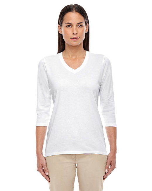 DP184W Devon & Jones Ladies' Perfect Fit™ Bracelet-Length V-Neck Top