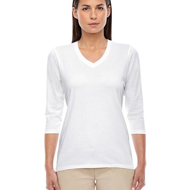 DP184W Devon & Jones Ladies' Perfect Fit™ Bracelet-Length V-Neck Top