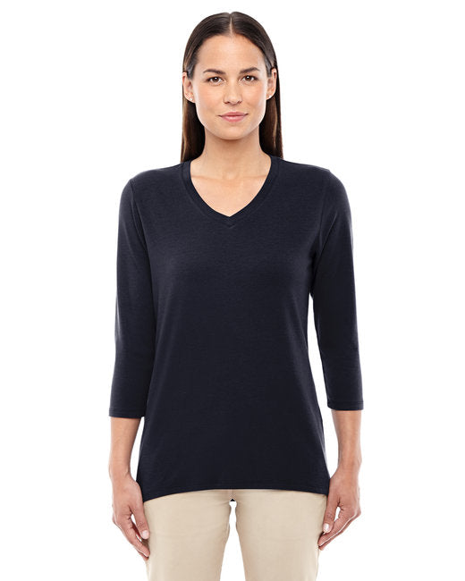 DP184W Devon & Jones Ladies' Perfect Fit™ Bracelet-Length V-Neck Top