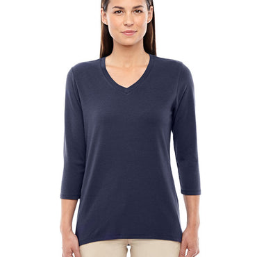 DP184W Devon & Jones Ladies' Perfect Fit™ Bracelet-Length V-Neck Top