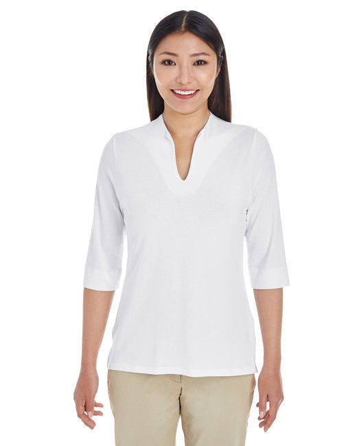 DP188W Devon & Jones Ladies' Perfect Fit™ Tailored Open Neckline Top