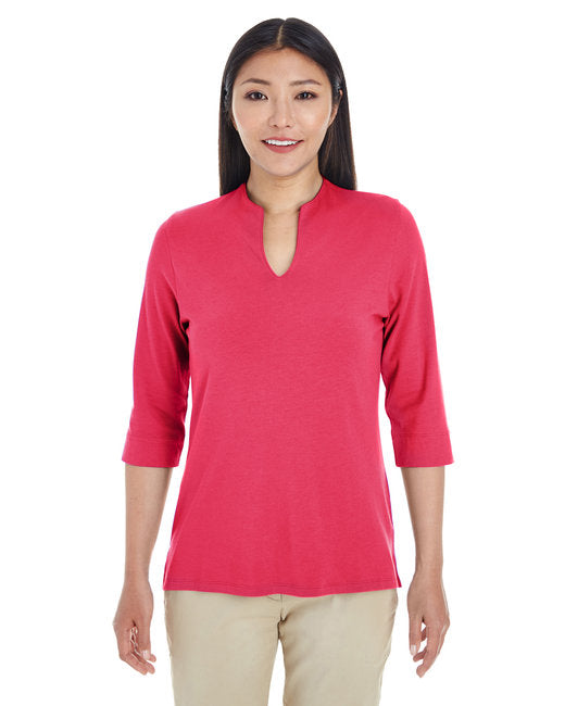 DP188W Devon & Jones Ladies' Perfect Fit™ Tailored Open Neckline Top