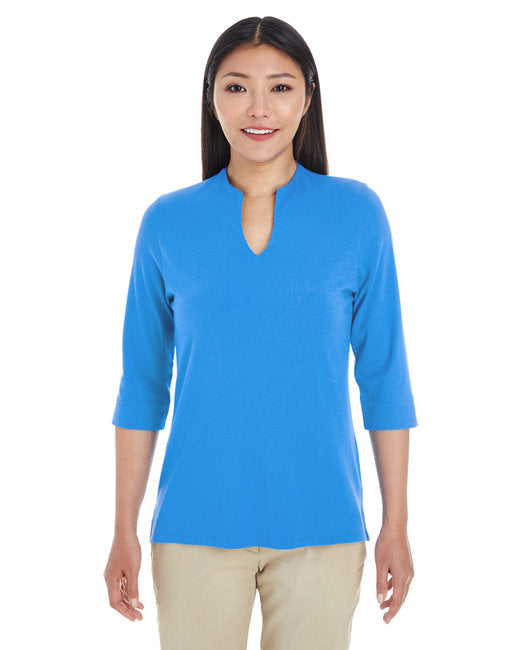 DP188W Devon & Jones Ladies' Perfect Fit™ Tailored Open Neckline Top