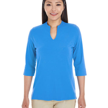 DP188W Devon & Jones Ladies' Perfect Fit™ Tailored Open Neckline Top