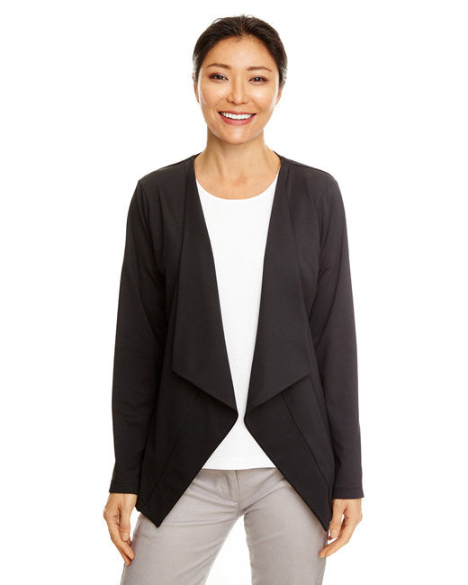 DP465W Devon & Jones Ladies' Perfect Fit™ Draped Open Blazer