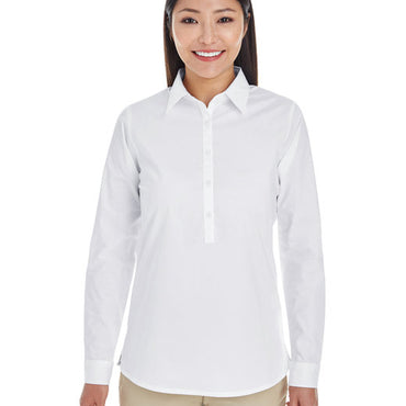 DP610W Devon & Jones Ladies' Perfect Fit™ Half-Placket Tunic Top