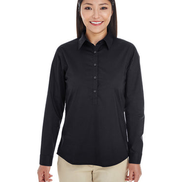 DP610W Devon & Jones Ladies' Perfect Fit™ Half-Placket Tunic Top