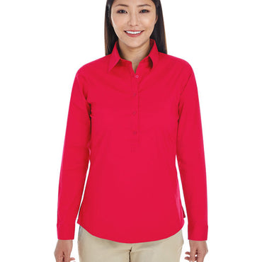 DP610W Devon & Jones Ladies' Perfect Fit™ Half-Placket Tunic Top