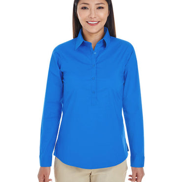 DP610W Devon & Jones Ladies' Perfect Fit™ Half-Placket Tunic Top