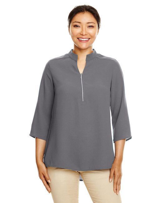 DP611W Devon & Jones Ladies' Perfect Fit™ 3/4-Sleeve Crepe Tunic