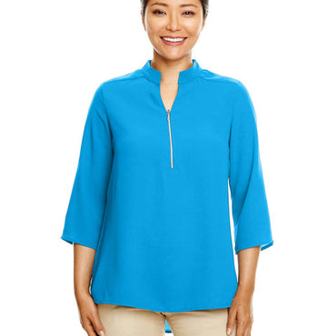 DP611W Devon & Jones Ladies' Perfect Fit™ 3/4-Sleeve Crepe Tunic