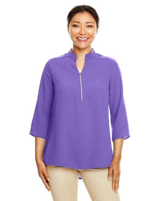 DP611W Devon & Jones Ladies' Perfect Fit™ 3/4-Sleeve Crepe Tunic