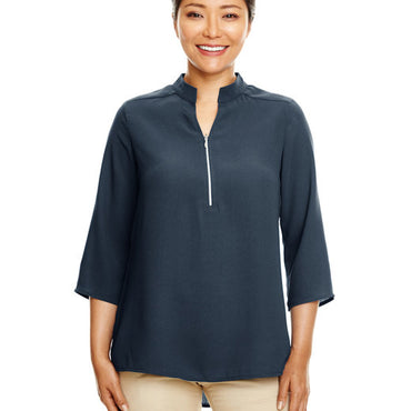 DP611W Devon & Jones Ladies' Perfect Fit™ 3/4-Sleeve Crepe Tunic