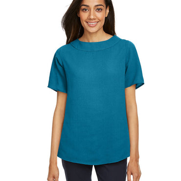 DP613W Devon & Jones Ladies' Perfect Fit™ Boat-Neck Blouse